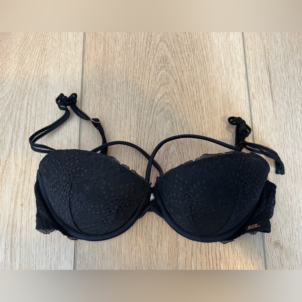 PINK Victoria's Secret Black Lace Bra